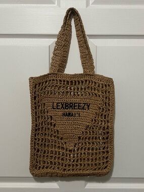 LEXBREEZY Woven Tote Bag